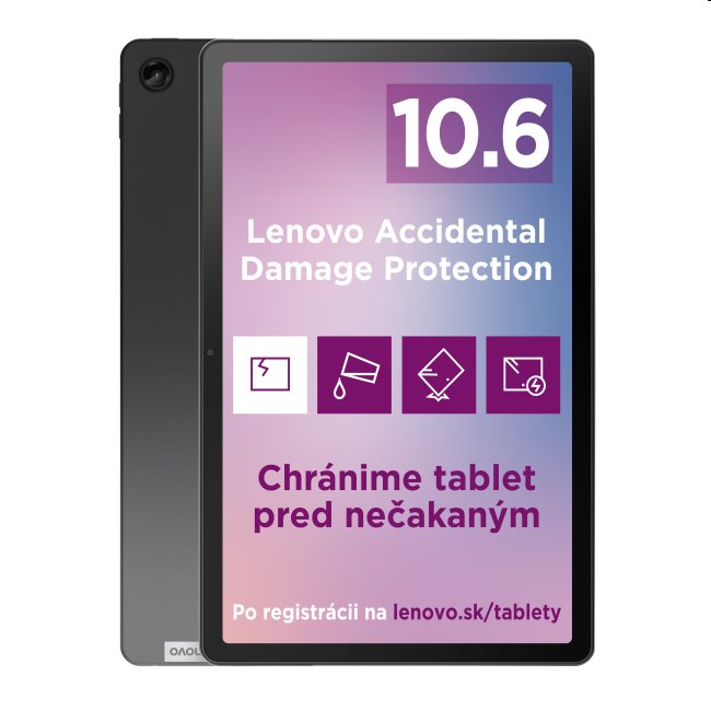 Lenovo Tab M10 Plus gen.3, 4/64GB, storm grey