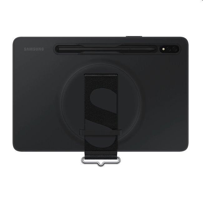 Pouzdro Silicone Strap Cover pro Samsung Galaxy Tab S8, black Pouzdro Silicone Strap Cover pro Samsung Galaxy Tab S8, black