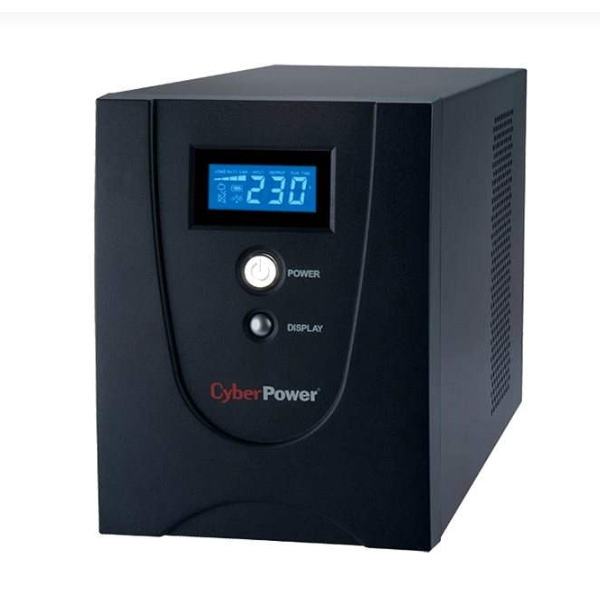 Záložní zdroj CyberPower Value 2200, 2200VA/1260 W LCD, 6x IE C13 zásuvka, RJ11/RJ45, USB, RS232