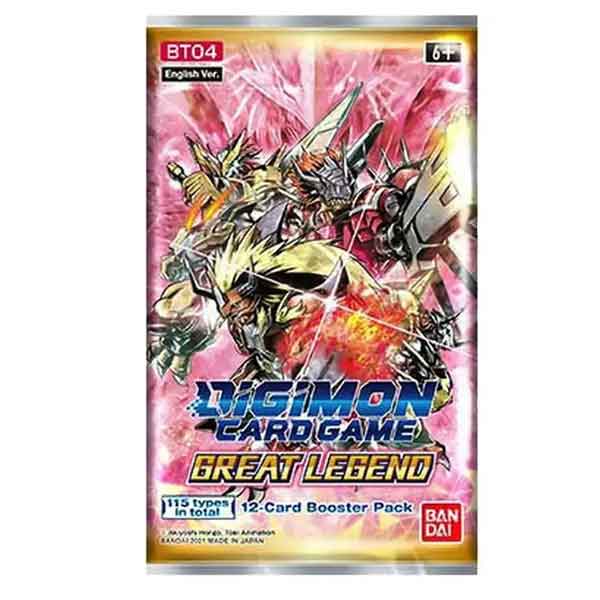 Kartová hra Digimon TCG: Great Legend Booster (BT04)