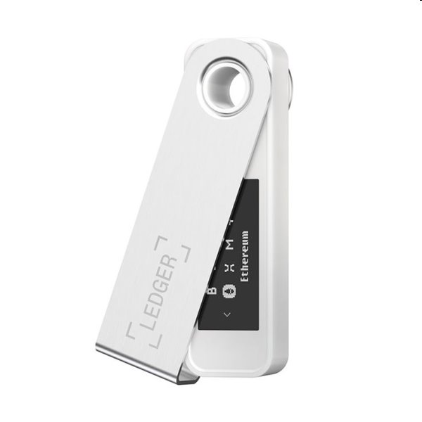 Ledger Nano S Plus hardverová peněženka na kryptomeny, bílá