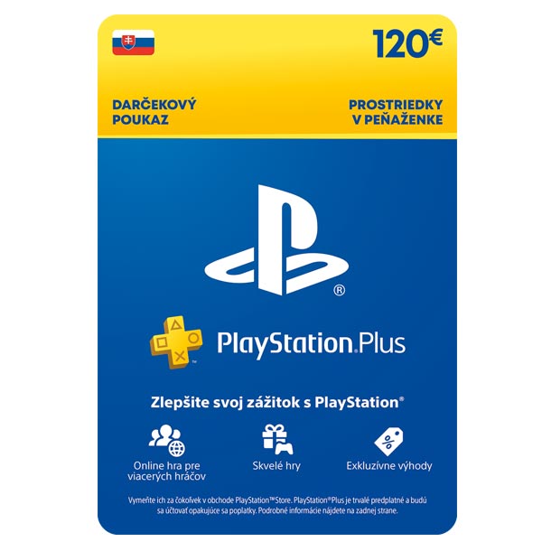 Playstation Plus Premium Gift Card 120 € (12M členství) Playstation Plus Premium Gift Card 120 € (12M členství)