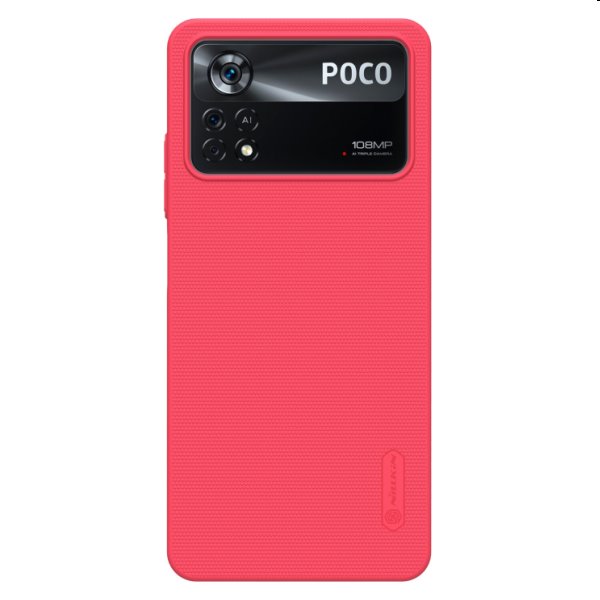 Pouzdro Nillkin Super Frosted pro Xiaomi Poco X4 Pro 5G, červené