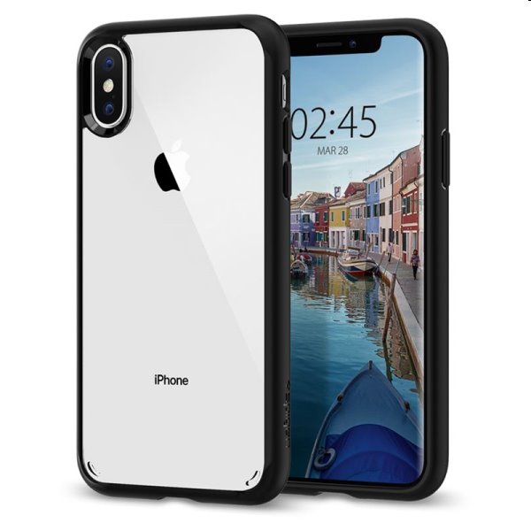 Pouzdro Spigen Ultra Hybrid pro Apple iPhone XS/X, černé