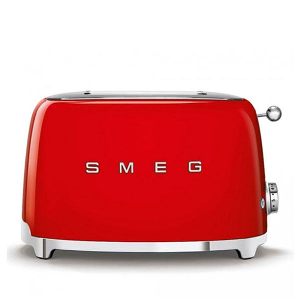 Smeg toustovač 50´s Retro Style, 2x2, červený