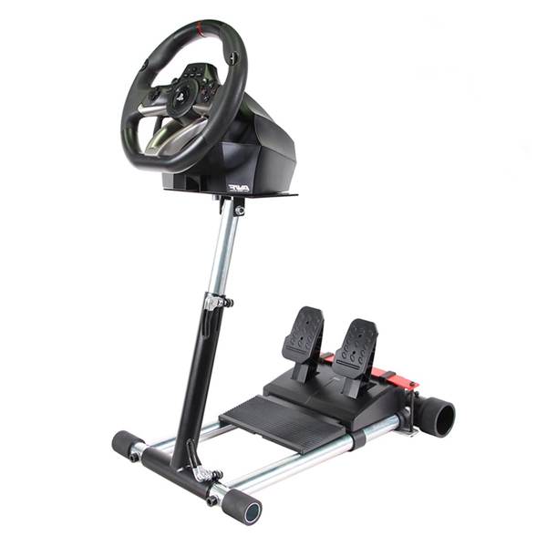 Wheel Stand Pro DELUXE V2, racing wheel and pedals stand for Hori Overdrive & Apex