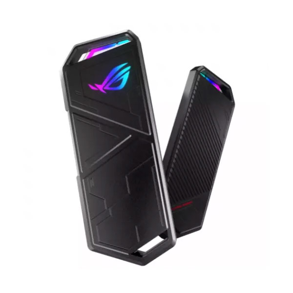 ASUS ROG STRIX ARION SSD NVME AURA case, USB-C 3.2, M.2 NVMe SSD kovový box, délka 30-80 mm, AURA RGB