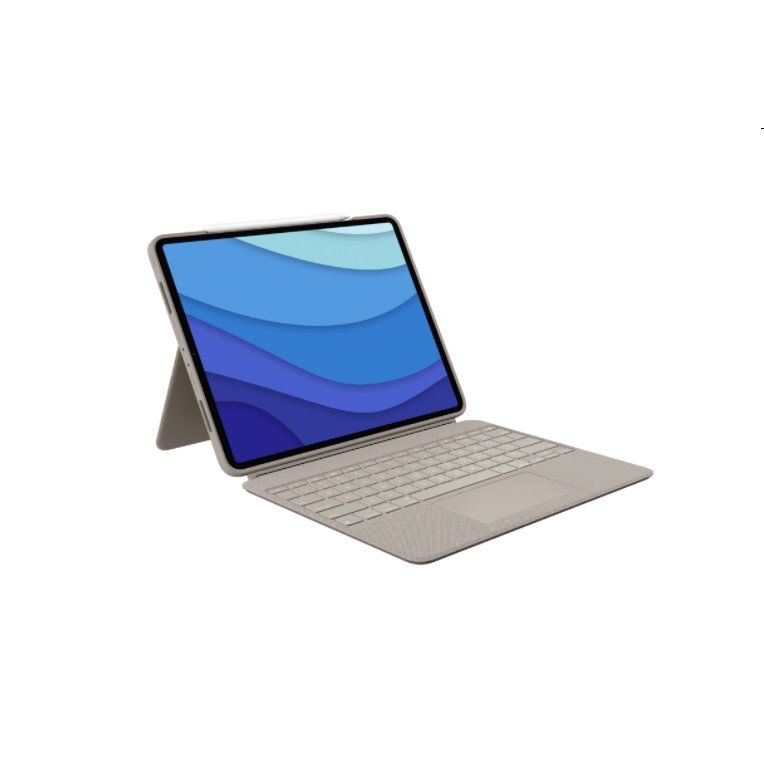 Logitech COMBO TOUCH pre iPad Pro 12.9" (5. a 6. gen.) - piesková - US Logitech COMBO TOUCH pre iPad Pro 12.9" (5. a 6. gen.) - piesková - US