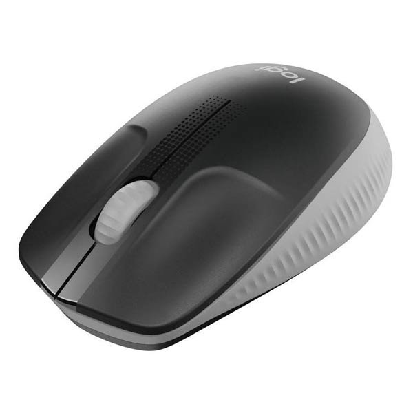 Bezdrátová myš Logitech M190 Full-size Wireless Mouse, šedá