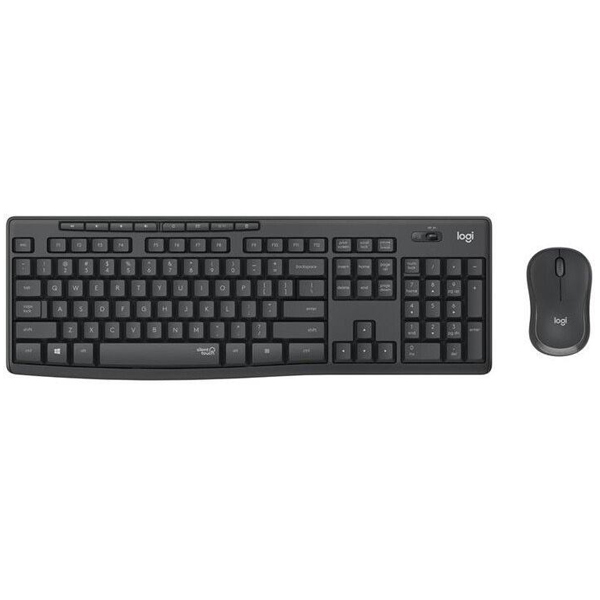 Logitech Slim Wireless Combo MK295 - CZ/SK, Graphite