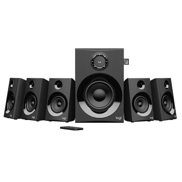 Logitech Z607 5.1 Surround Sound with Bluetooth, black Logitech Z607 5.1 Surround Sound with Bluetooth, black