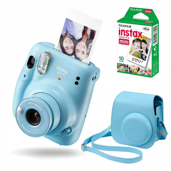 Set Fujifilm Instax Mini 11, Small Bundle, modrý Set Fujifilm Instax Mini 11, Small Bundle, modrý