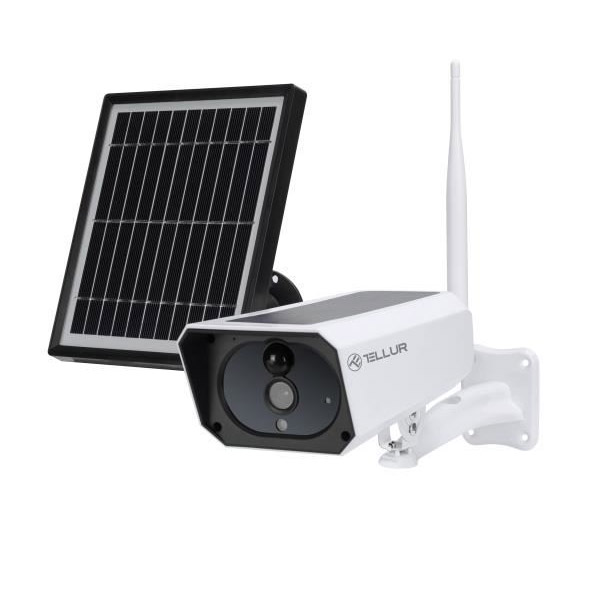 Tellur WiFi Smart solární kamera IP65, PIR, outdoor, bílá