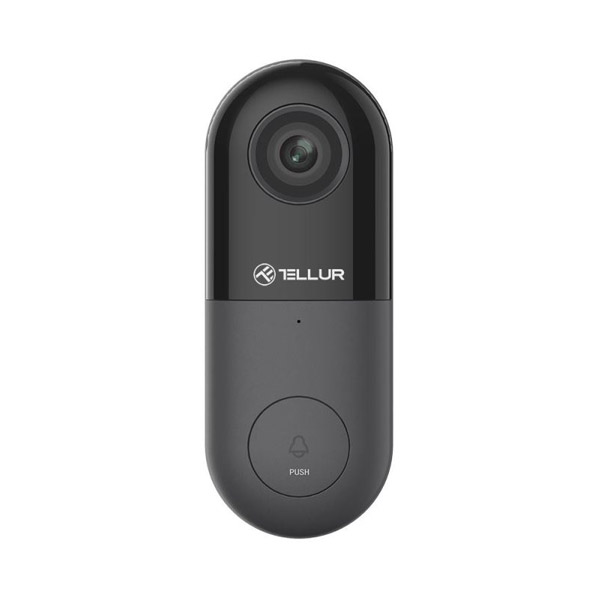 Tellur WiFi Videozvonek, 1080P, kabelový, černý