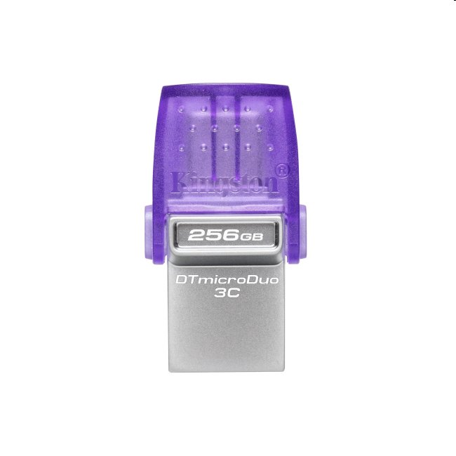 USB klíč Kingston DataTraveler MicroDuo 3C, 256GB, USB 3.2 (gen 1) s USB-C konektorom