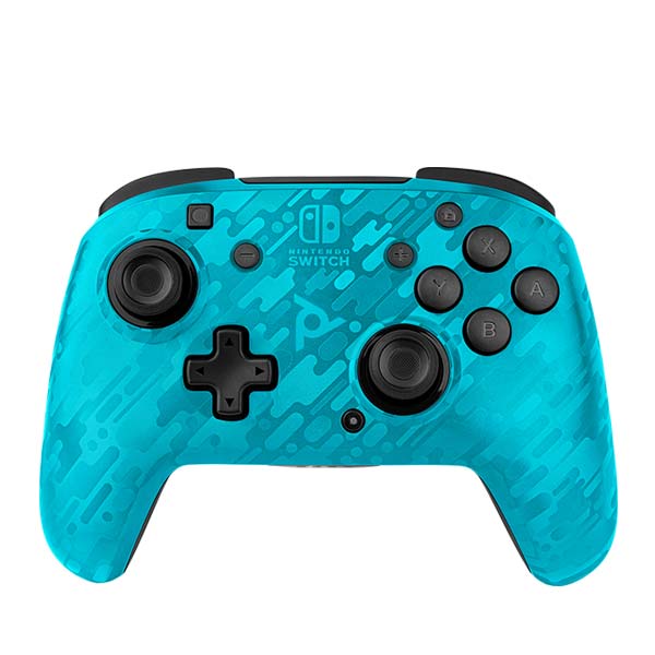 Bezdrátový ovladač PDP Deluxe Faceoff pro Nintendo Switch, Camo Blue