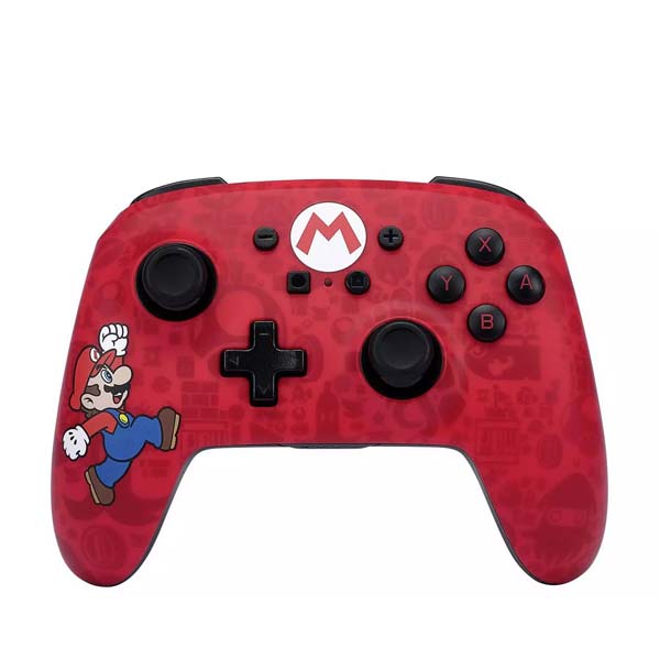 Bezdrátový ovladač PowerA Enhanced pro Nintendo Switch, Here We Go Mario