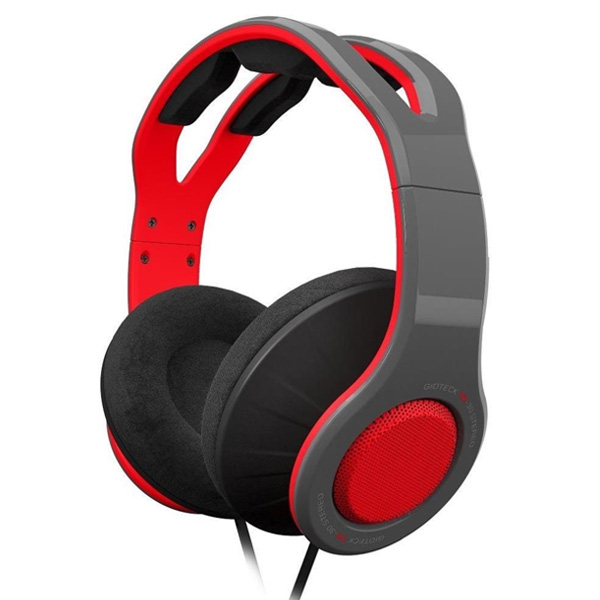 Gioteck - TX30 Stereo Game & Go Headset Red Grill for PS5, PS4, Xbox Series, Xbox One, Switch & Mobile