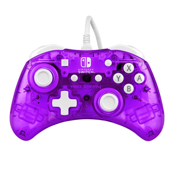 Kabelový ovladač PDP Rock Candy Mini pro Nintendo Switch, Cosmoberry