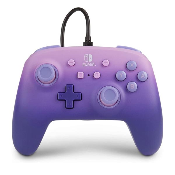 Kabelový ovladač PowerA Enhanced pro Nintendo Switch, Fantasy Fade Purple Kabelový ovladač PowerA Enhanced pro Nintendo Switch, Fantasy Fade Purple