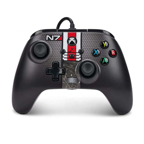 Kabelový ovladač PowerA Enhanced pro Xbox Series, Mass Effect N7