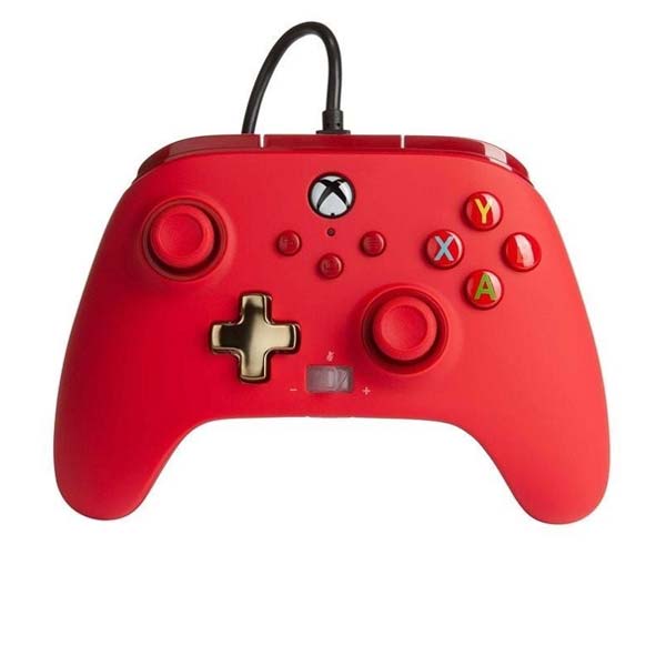 Kabelový ovladač PowerA Enhanced pro Xbox Series, Red Inline