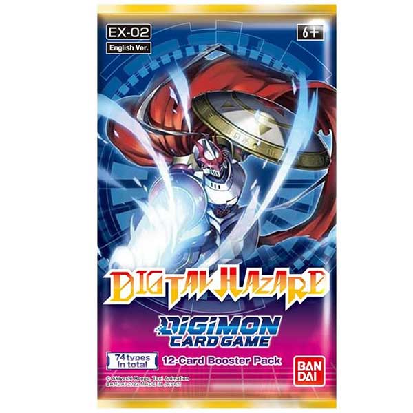 Kartová hra Digimon TCG: Digital Hazard Booster Display (EX02). Kartová hra Digimon TCG: Digital Hazard Booster Display (EX02).