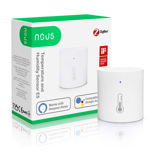 Nous Smart ZigBee Humidity & Temperature Sensor E5