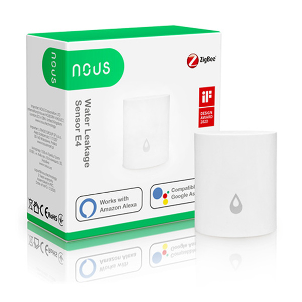 Nous Smart ZigBee Water Leakage Sensor E4 Nous Smart ZigBee Water Leakage Sensor E4