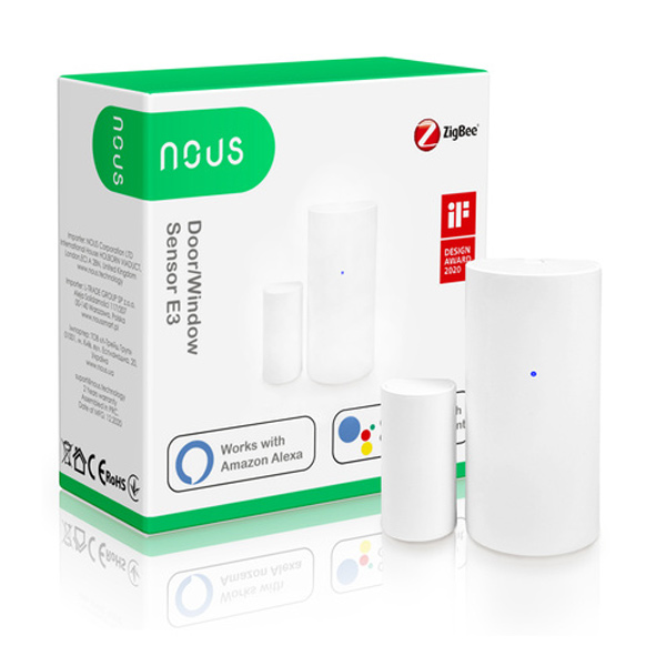Senzor detekce otevřených oken a dveří NOUS ZigBee E3 Senzor detekce otevřených oken a dveří NOUS ZigBee E3