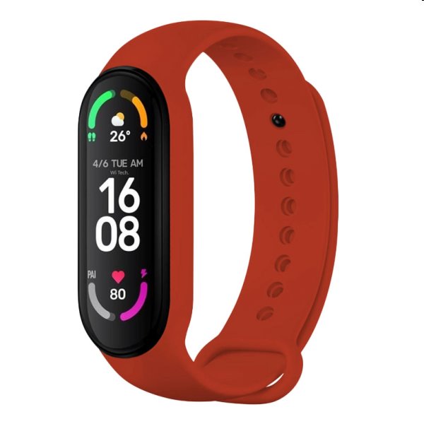 FIXED Siliknový řemínek pro Xiaomi Band 7/ Mi Band 6/ Mi Band 5, červený FIXED Siliknový řemínek pro Xiaomi Band 7/ Mi Band 6/ Mi Band 5, červený