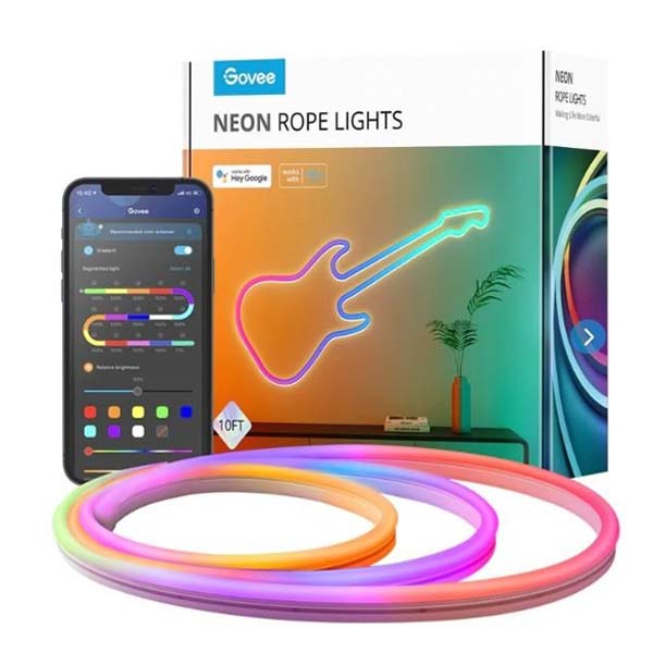 Govee Neon SMART ohybný LED pás - RGBIC - 3m