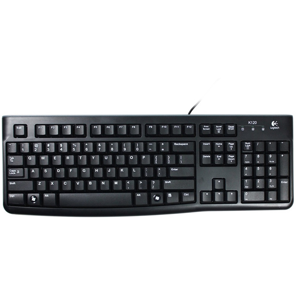 Logitech Keyboard K120 CZ/SK  - OPENBOX (Rozbalené zboží s plnou zárukou)