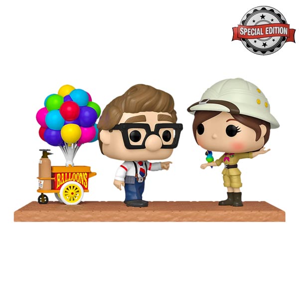 POP! Moments: Carl & Ellie with Balloon Cart (Up) Special Edition