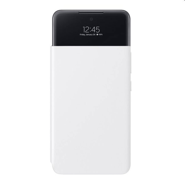 Pouzdro S View Cover pro Samsung Galaxy A53 5G, white