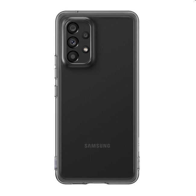 Pouzdro Soft Clear Cover pro Samsung Galaxy A53 5G, black