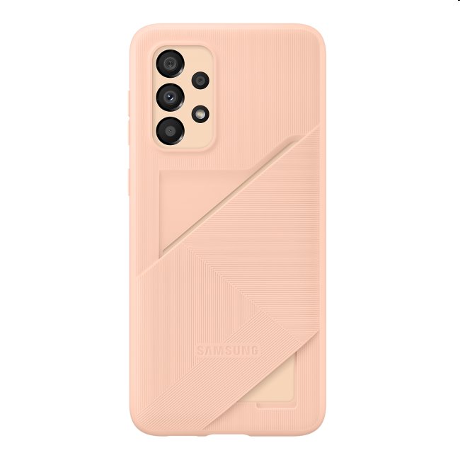 Pouzdro Card Slot Cover pro Samsung Galaxy A23, awesome peach