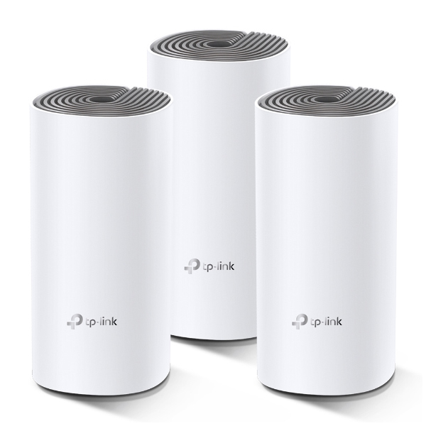 TP-Link AC1200 síťový Wi-Fi systém pro celou domácnost Deco E4 (3-balení) TP-Link AC1200 síťový Wi-Fi systém pro celou domácnost Deco E4 (3-balení)