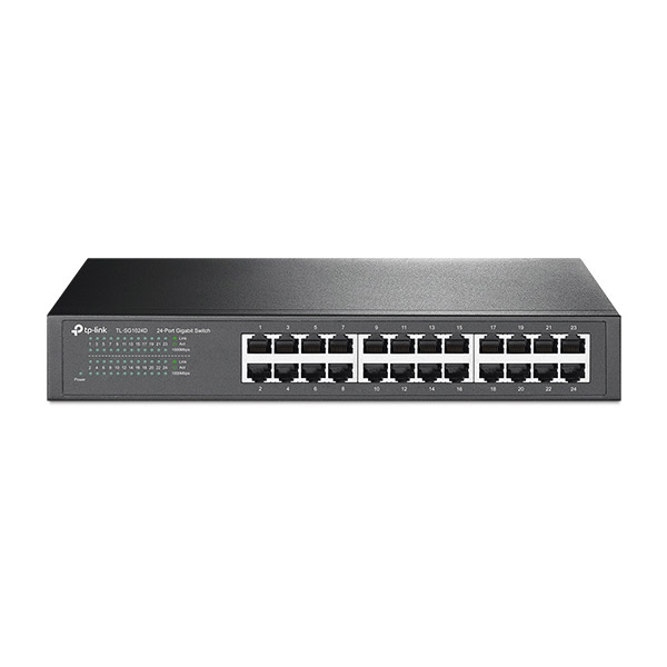 TP-Link TL-SG1024D, 24 port Gigabit Desktop/Rack Switch TP-Link TL-SG1024D, 24 port Gigabit Desktop/Rack Switch
