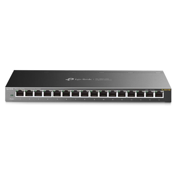 TP-Link TL-SG116E, 16 port, Desktop Switch TP-Link TL-SG116E, 16 port, Desktop Switch