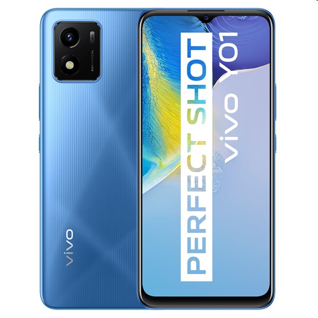 Vivo Y01, 3/32GB, blue, Třída C - použité, záruka 12 měsíců