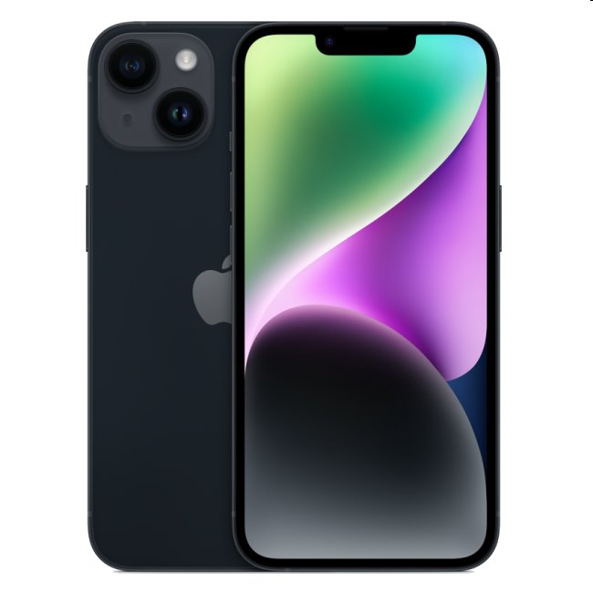 Apple iPhone 14 128GB, midnight, Třída C - použito, záruka 12 měsíců