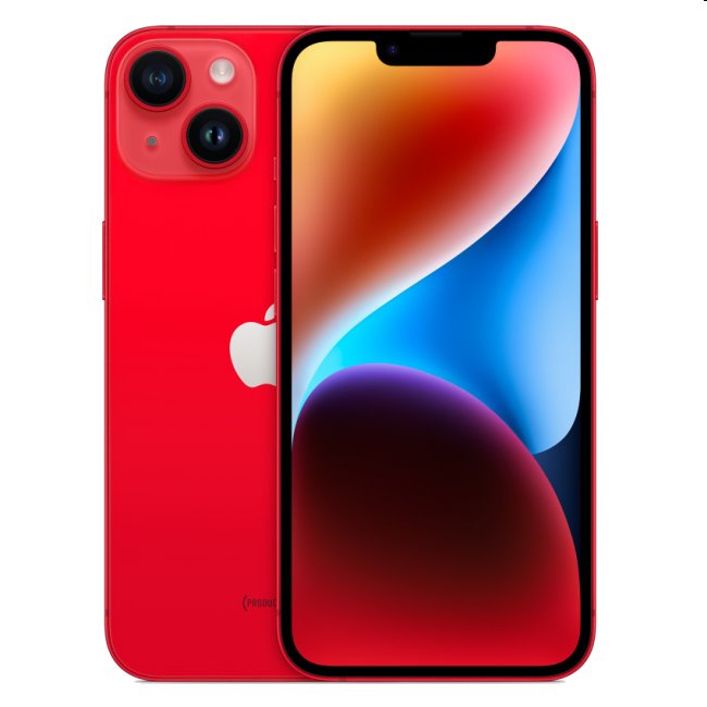 Apple iPhone 14 128GB, (PRODUCT)RED, Třída C - použité, záruka 12 měsíců