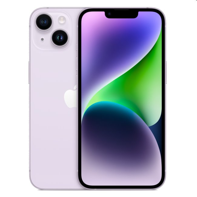 Apple iPhone 14 128GB, purple, Třída C - použito s DPH, záruka 12 měsíců