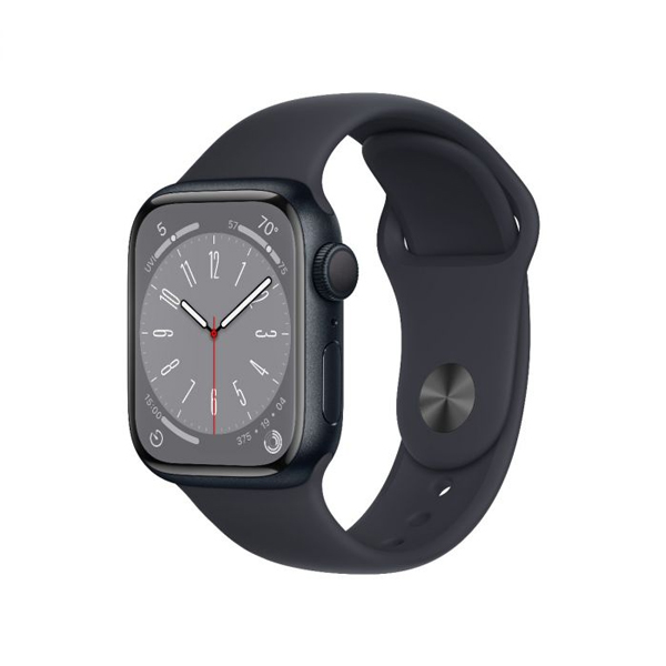 Apple Watch Series 8 GPS 41mm Midnight Aluminium Case, Třída C - použité, záruka 12 měsíců