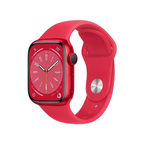 Apple Watch Series 8 GPS 45mm (PRODUCT)RED Aluminium Case, Třída A - použito, záruka 12 měsíců