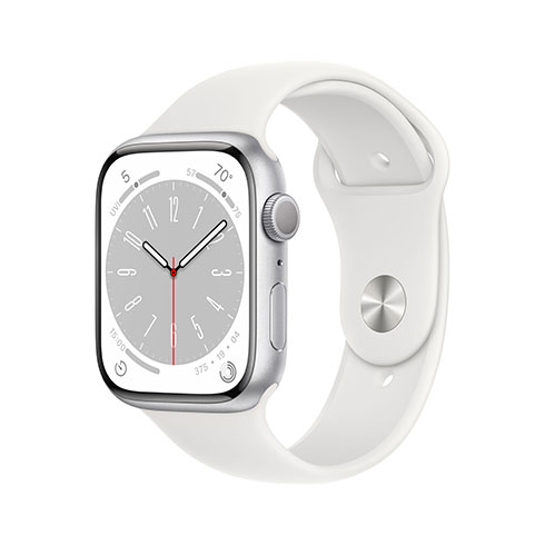 Apple Watch Series 8 GPS 45mm Silver Aluminium Case, Třída C - použité, záruka 12 měsíců Apple Watch Series 8 GPS 45mm Silver Aluminium Case, Třída C - použité, záruka 12 měsíců