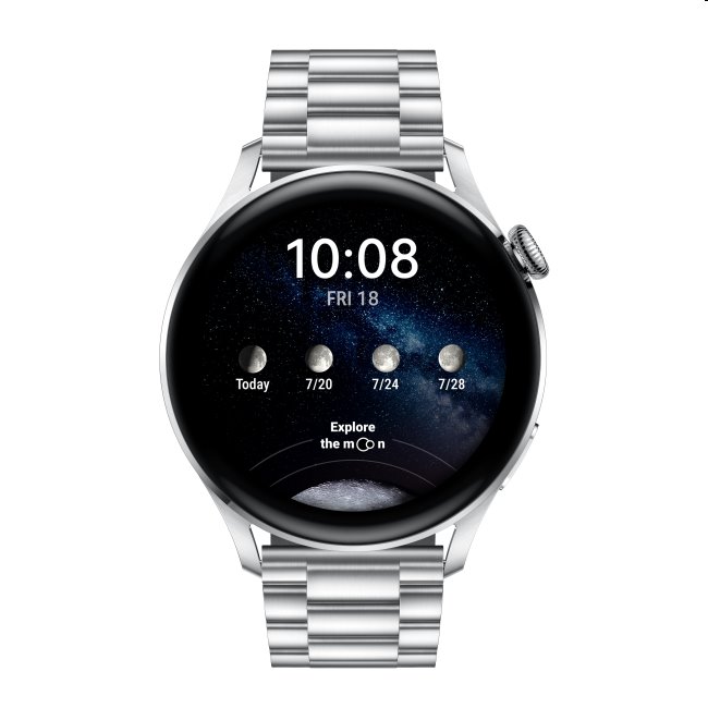 Huawei Watch 3 Elite, silver - OPENBOX (Rozbalené zboží s plnou zárukou)