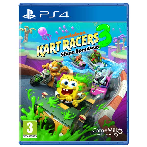 Nickelodeon Kart Racers 3 - Slime Speedway [PS4] - BAZAR (použité zboží)