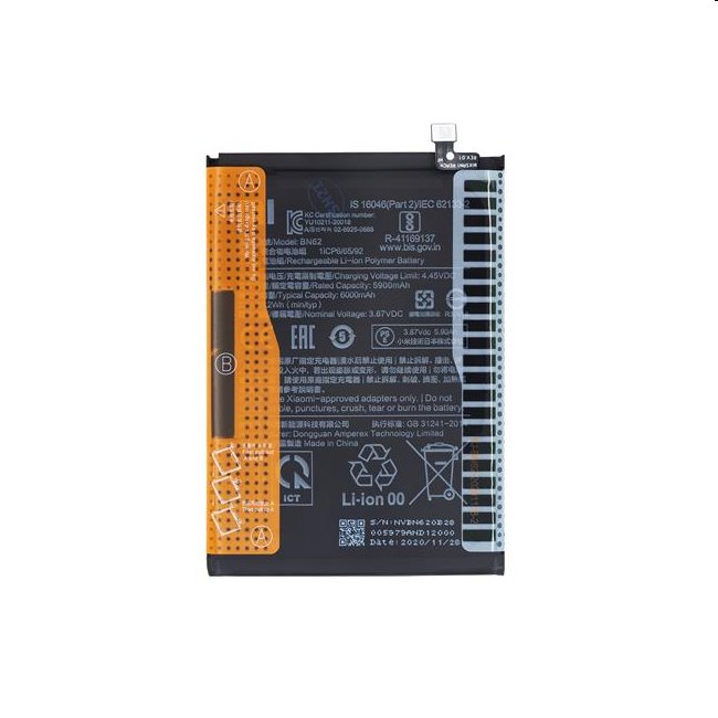 Originální baterie pro Xiaomi Redmi Note 9 a Redmi 9T (6000mAh)